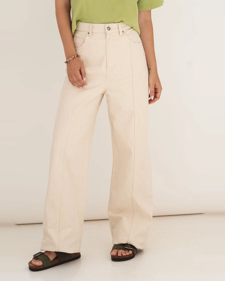 Näz Damen vegan Denim-Hose Elsa Weiß