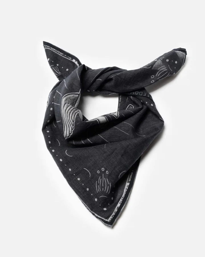 Bandana Ingrid Counterpoints Schwarz