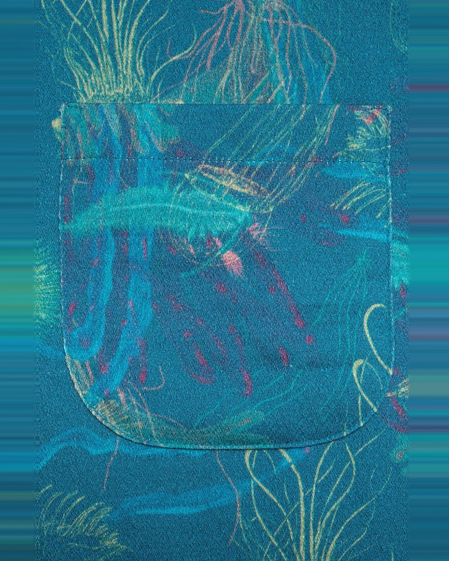 Hemd Arvid Hawaii Deep Sea Blau – Ansicht 6