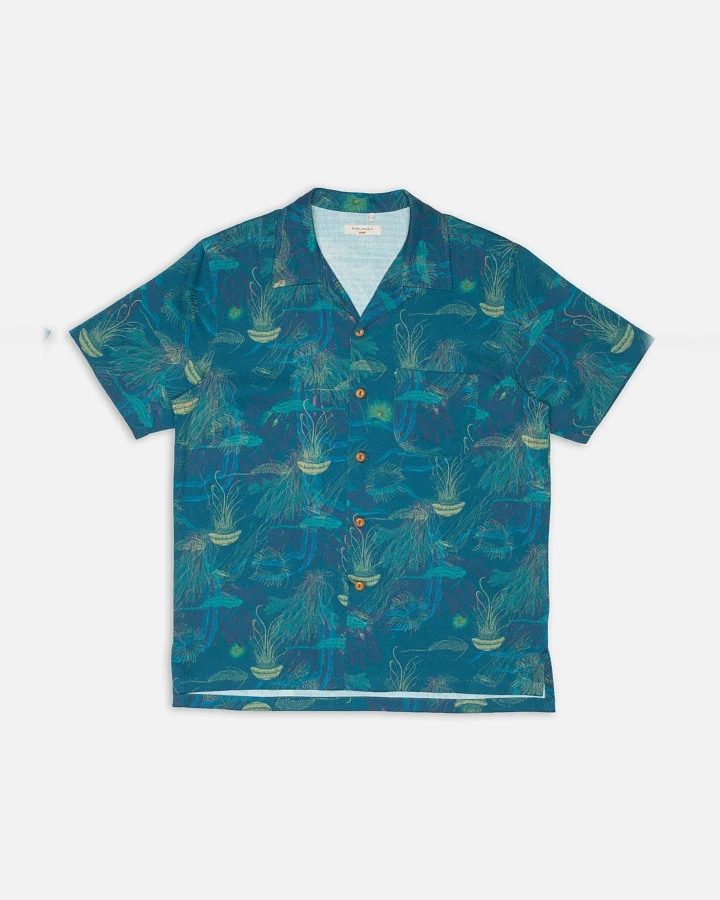 Hemd Arvid Hawaii Deep Sea Blau