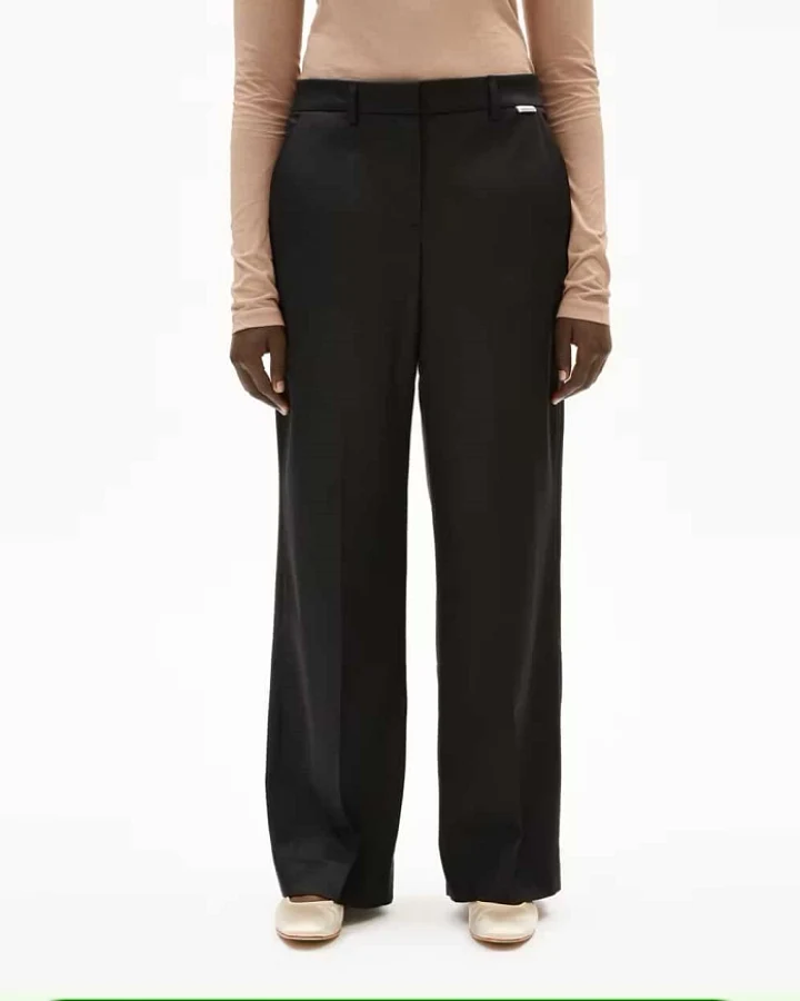 ARMEDANGELS Damen vegan Hose Leandraa Schwarz