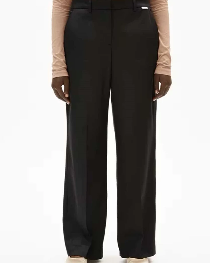 ARMEDANGELS Damen vegan Hose Leandraa Schwarz