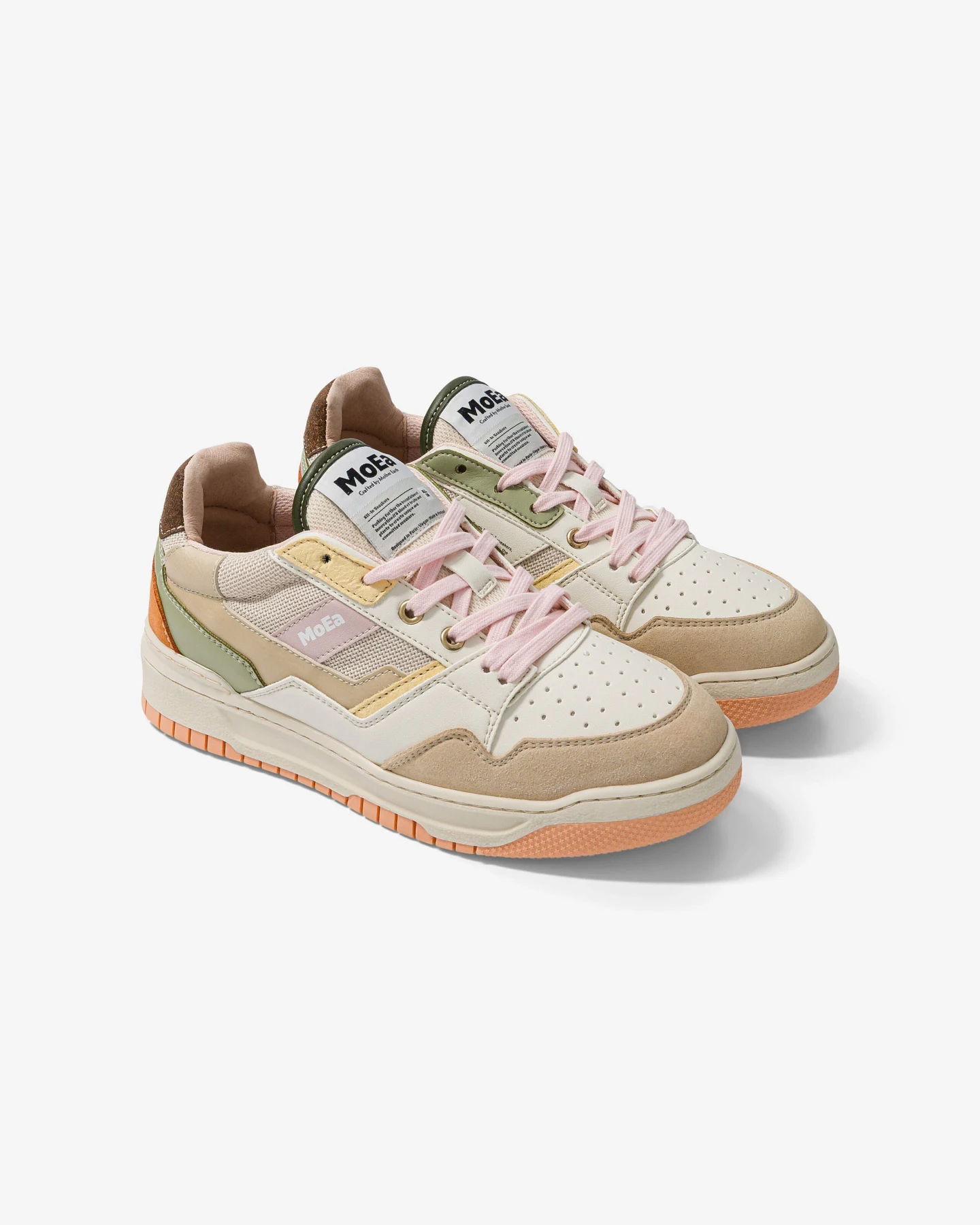 MoEa Herren vegan Sneaker Gen2 All In Pastel Leaf – Ansicht 2