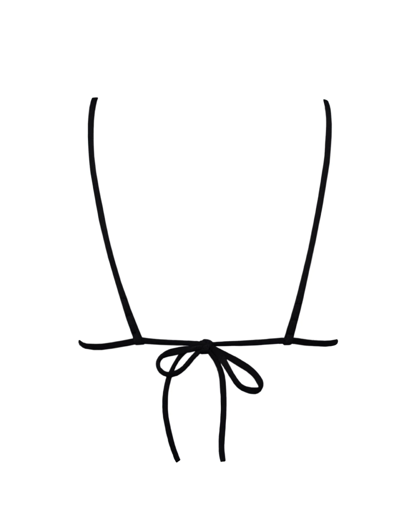 Anekdot Damen vegan Bikinioberteil Triangle Olbia Schwarz – Ansicht 2