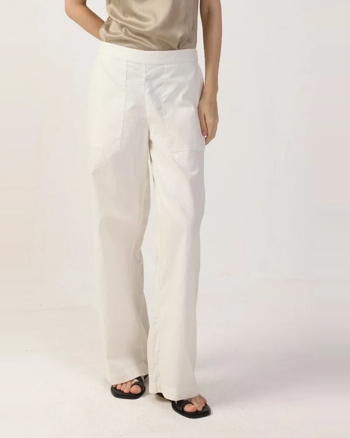 Neu Nomads Damen vegan Hose Blythe White