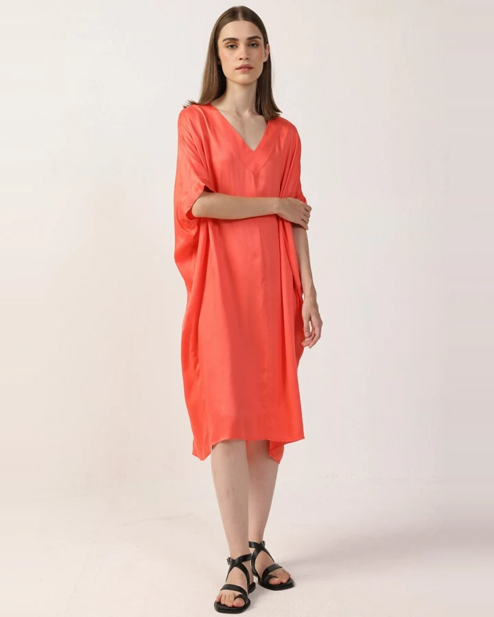 Neu Nomads Damen vegan Kleid Kaftan Francine Melone