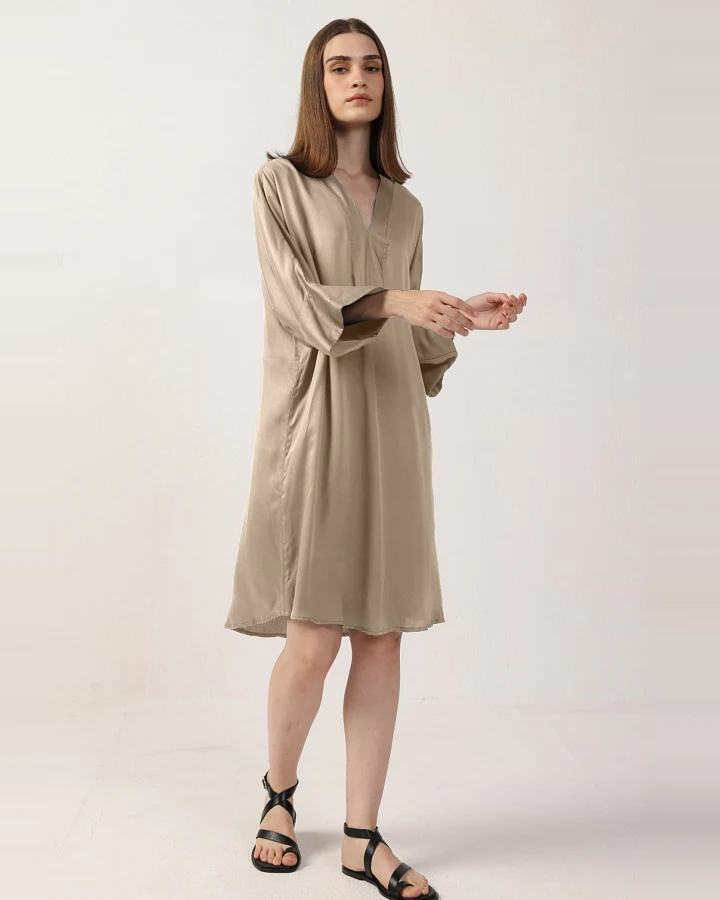 Neu Nomads Damen vegan Kleid Kimono Stein