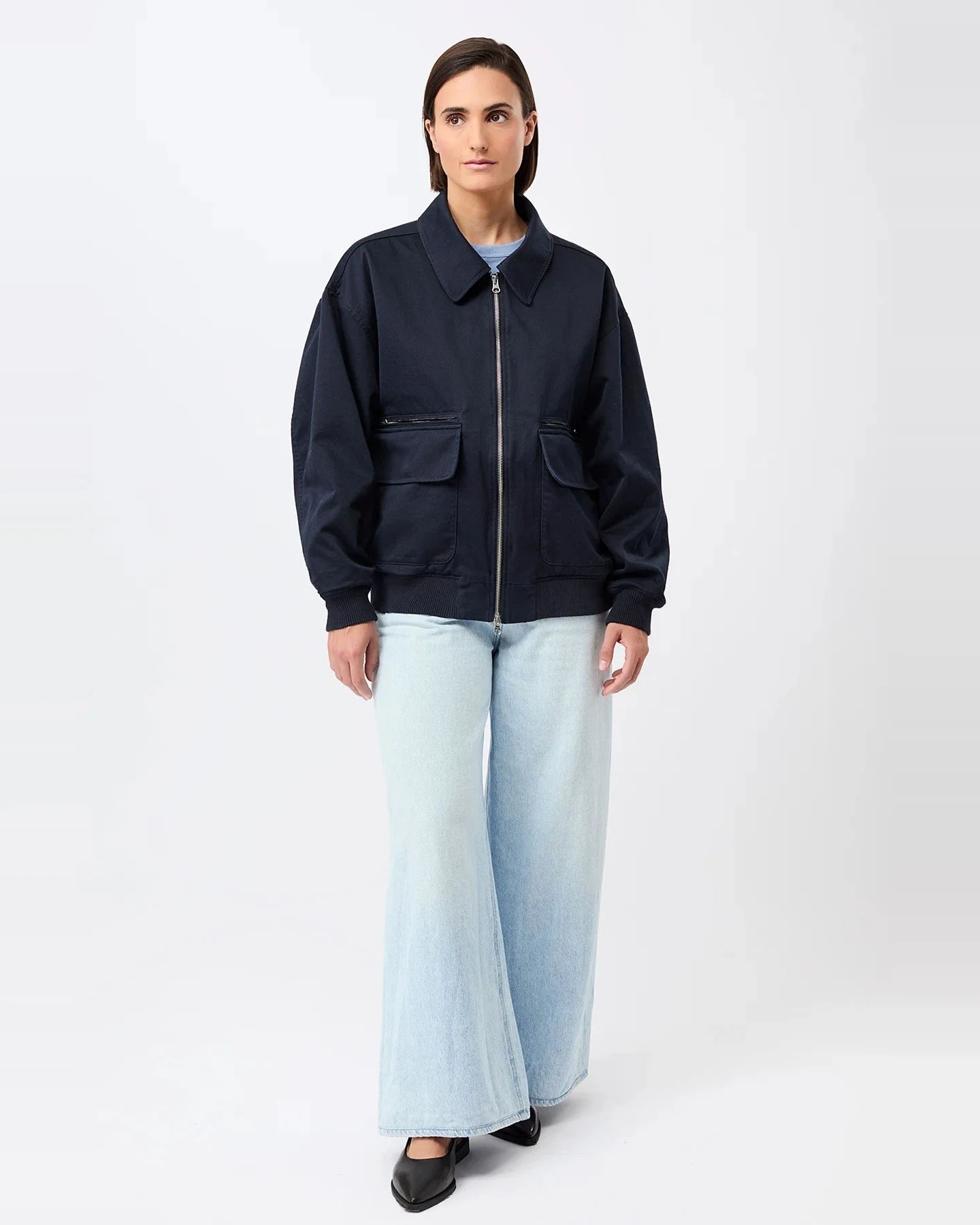 Blouson Clane Blau – Ansicht 3