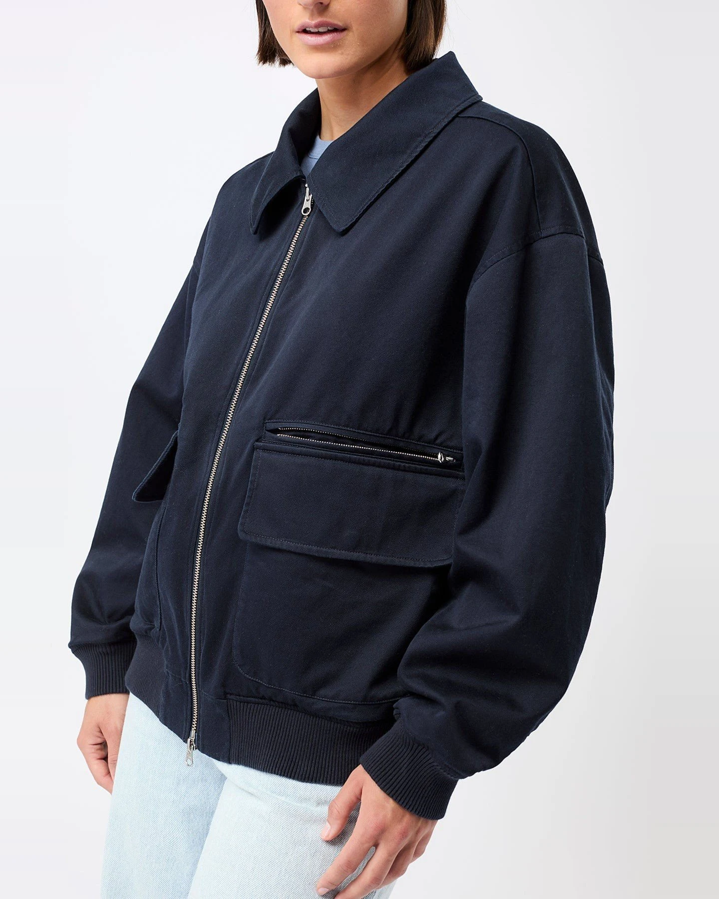 Blouson Clane Blau – Ansicht 4