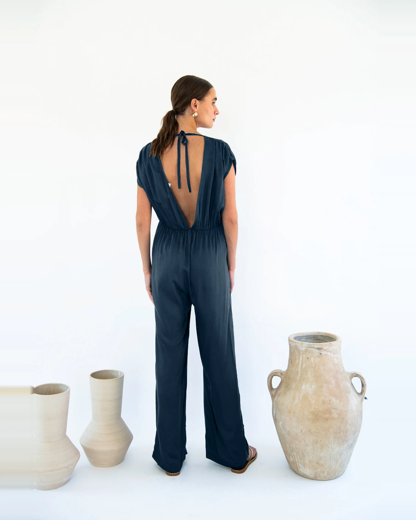 Neu Nomads Damen vegan Jumpsuit Catania Midnight – Ansicht 2