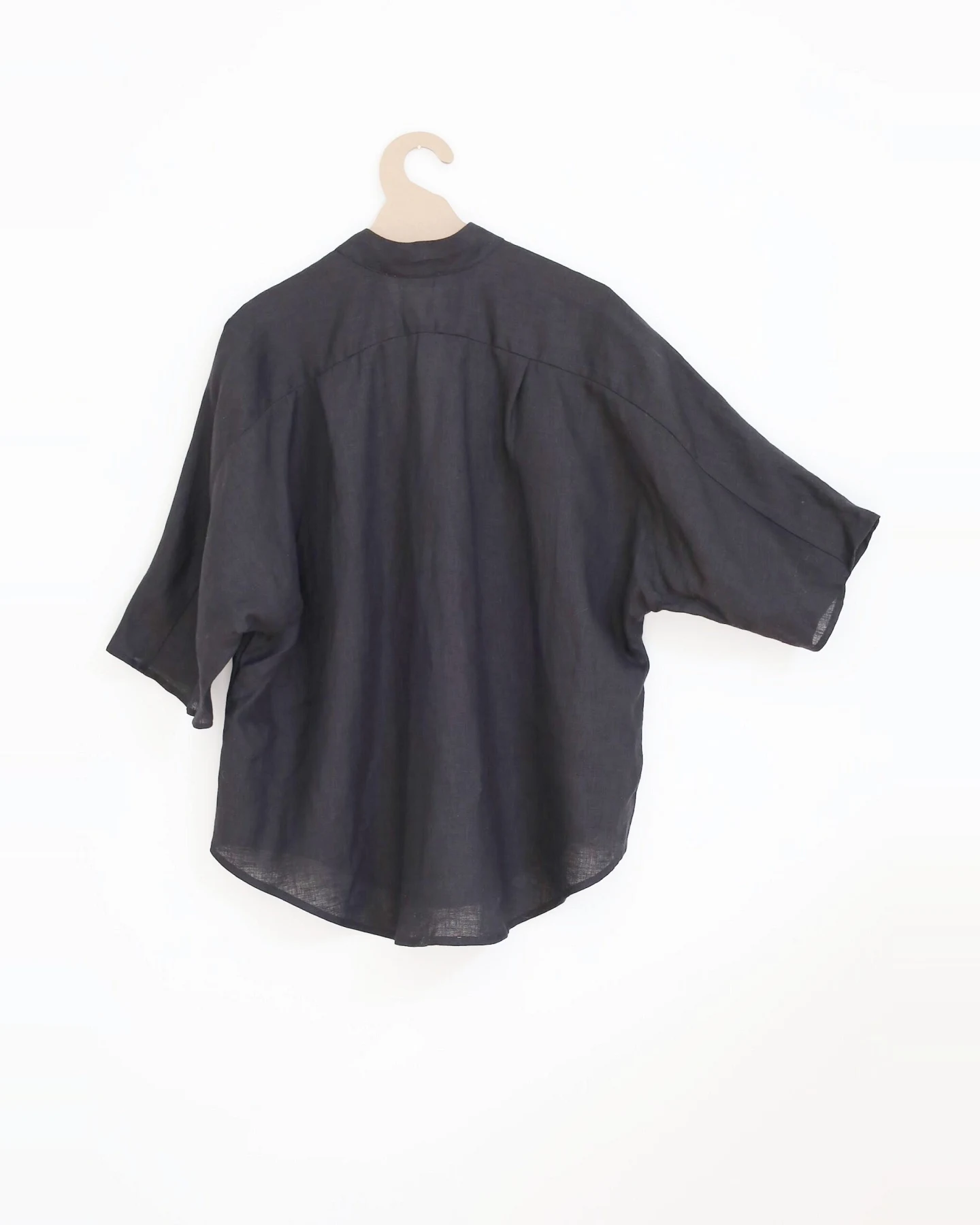 Neu Nomads Damen vegan Bluse Goa Schwarz – Ansicht 2