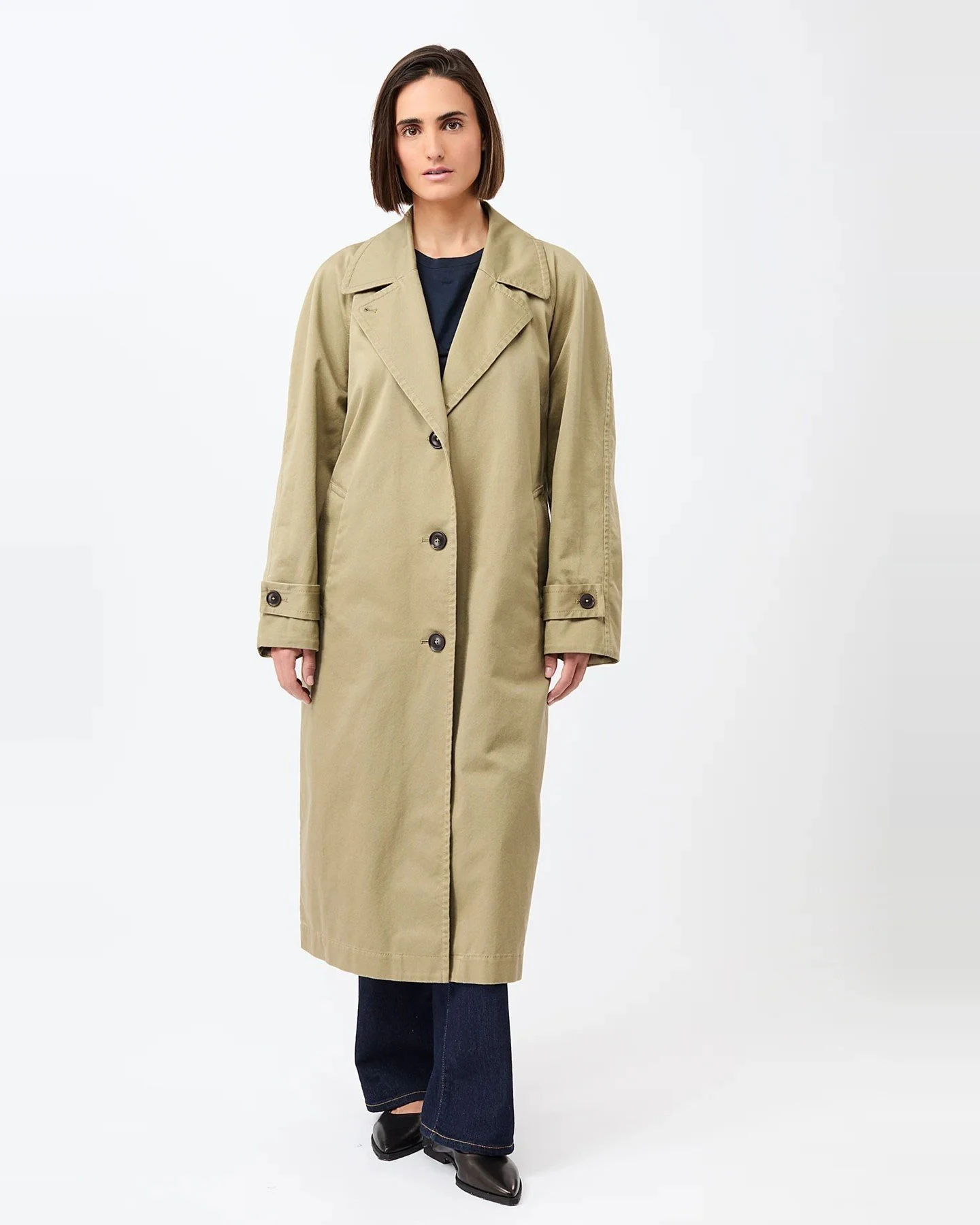 Trenchcoat Brayden Cotton Beige – Ansicht 2