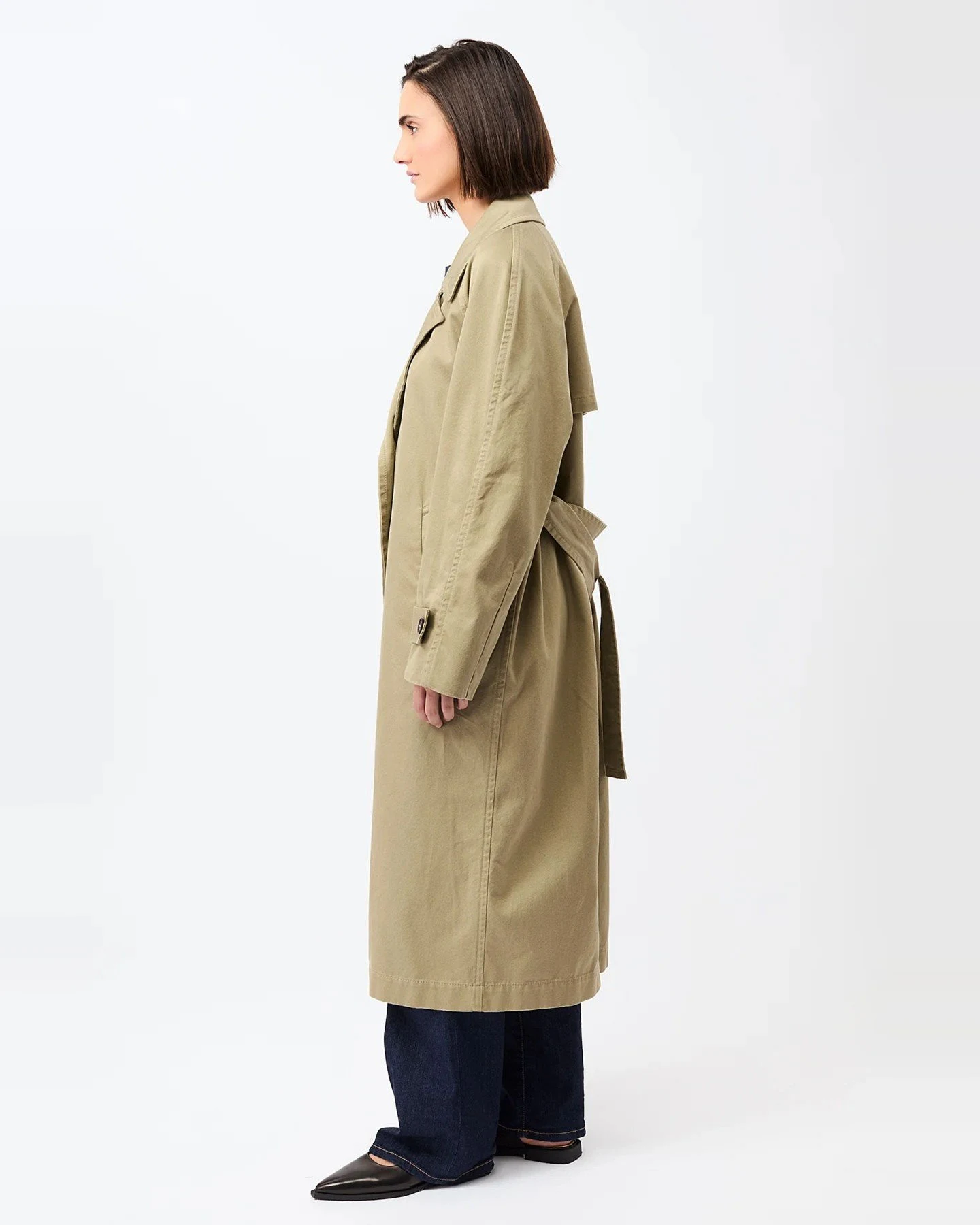 Trenchcoat Brayden Cotton Beige – Ansicht 4
