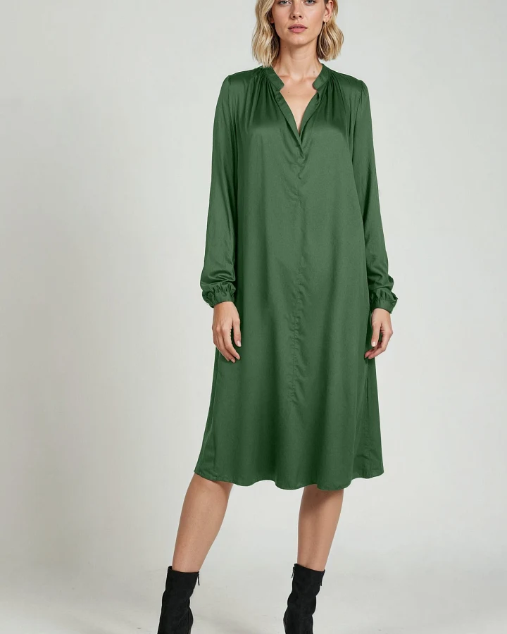 Neu Nomads Damen vegan Kleid Juno Moss