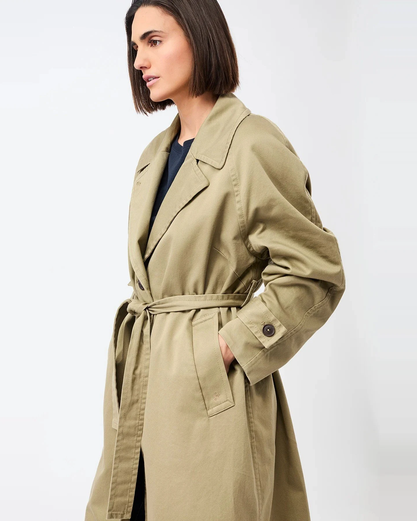 Trenchcoat Brayden Cotton Beige – Ansicht 5