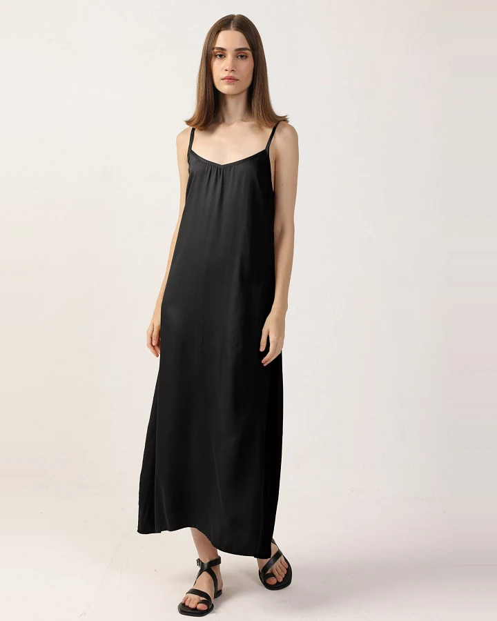 Neu Nomads Damen vegan Kleid Sammie Black