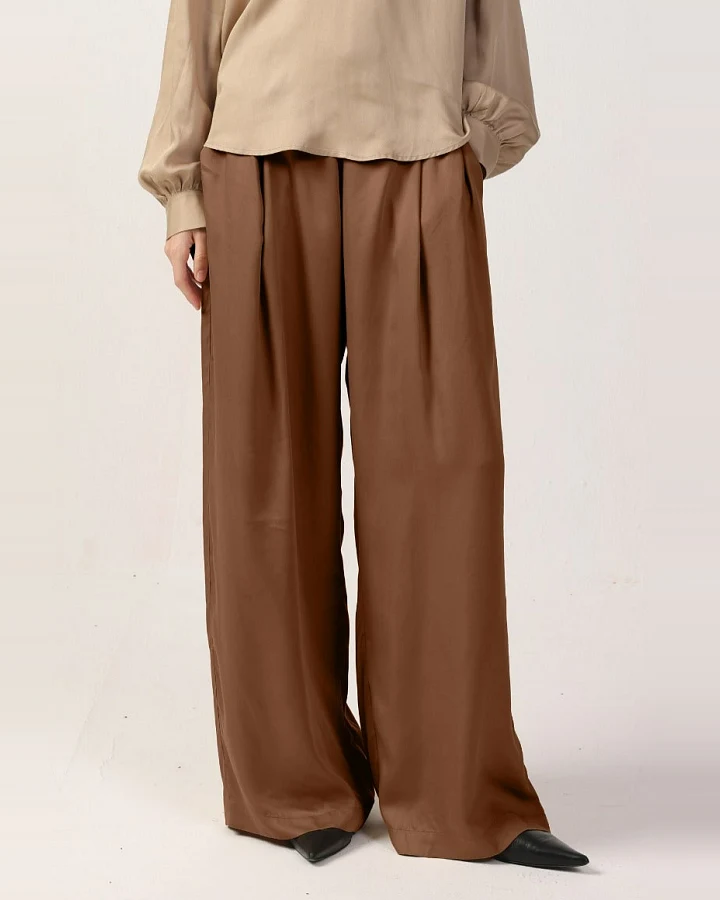 Neu Nomads Damen vegan Hose Garbo Cognac