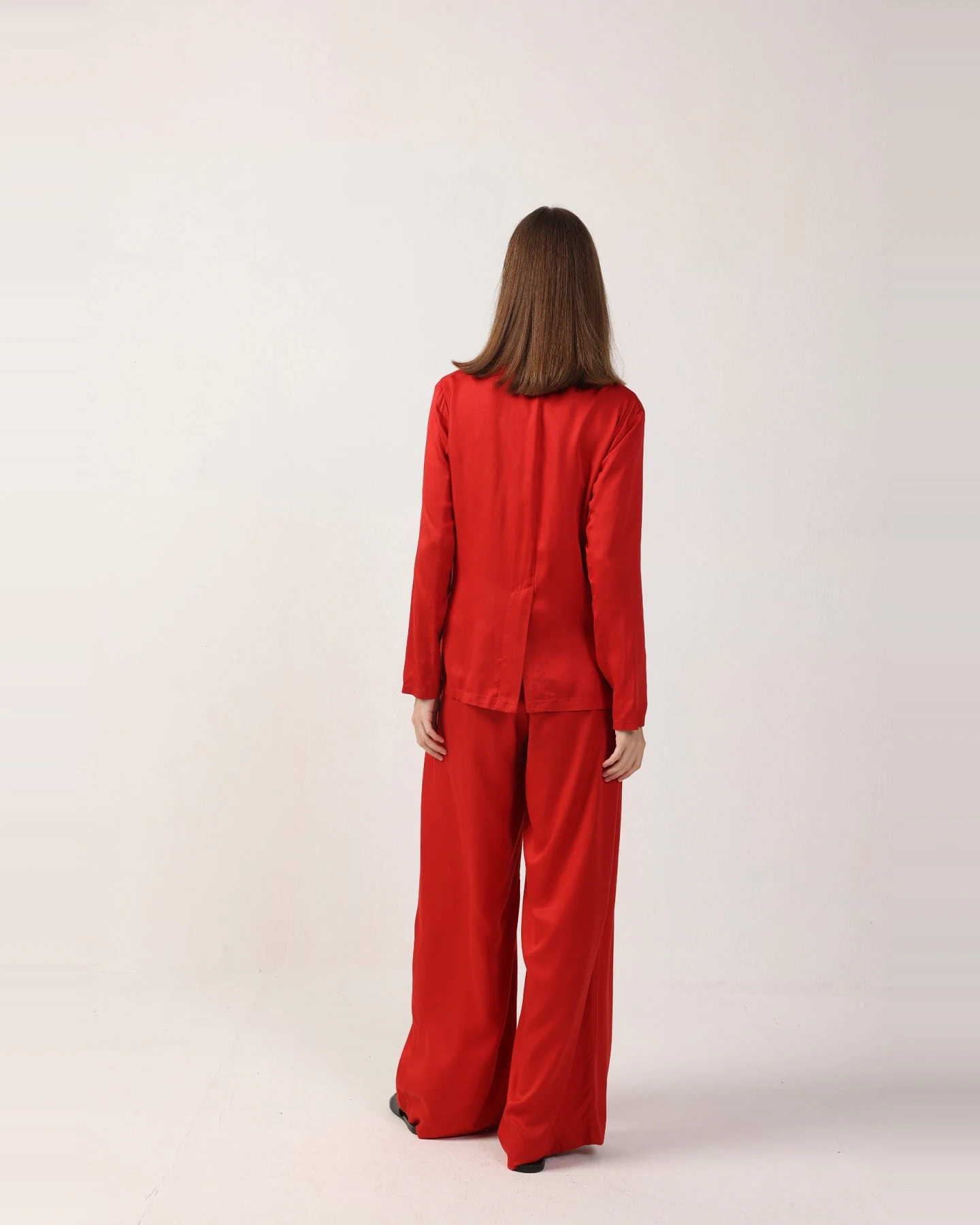 Neu Nomads Damen vegan Hose Garbo Rot – Ansicht 2