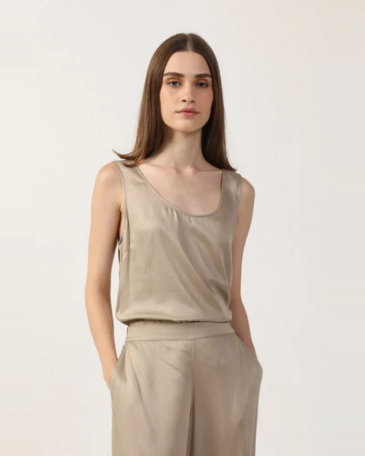Neu Nomads Damen vegan Tank Top Joelle Stein