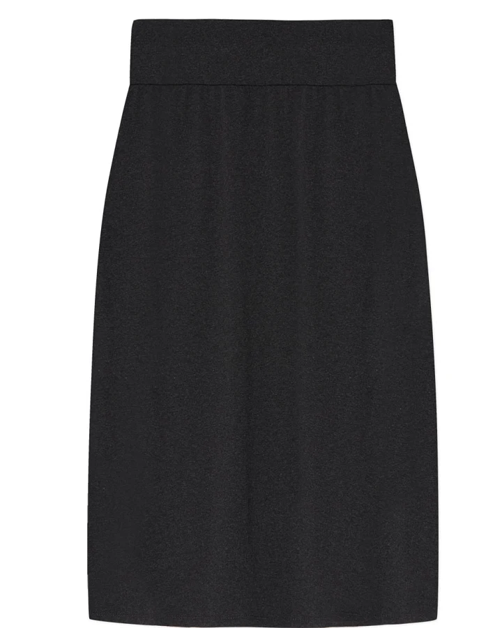 WiDDA Damen vegan Rock Basic Dunkelgrau
