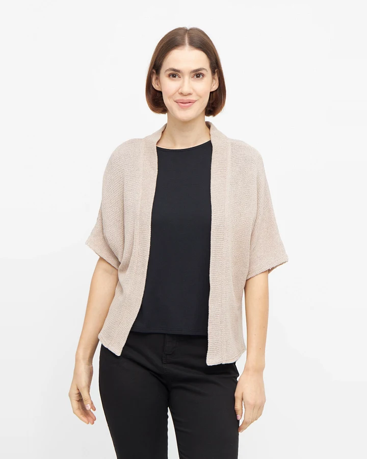 Widda Damen vegan Strickjacke Cozy Beige