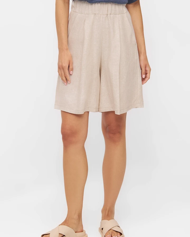 Widda Damen vegan Kurze Bermudas Indi Beige