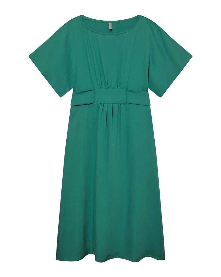 Widda Damen vegan Kleid Lissi Petrol