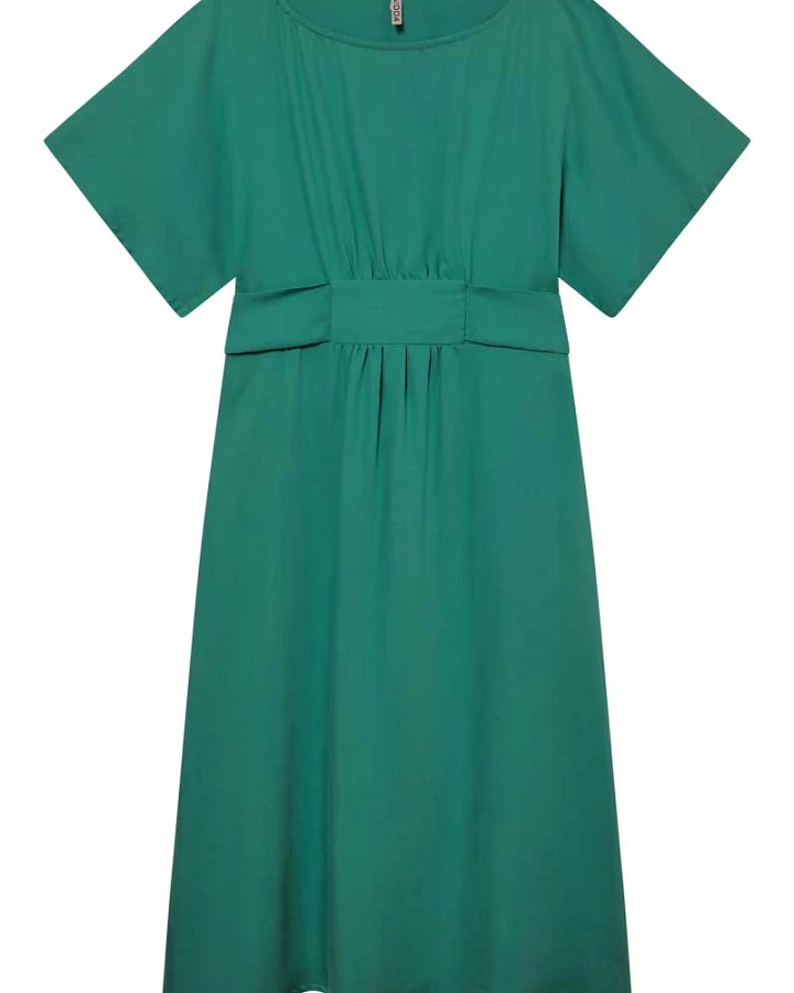 Widda Damen vegan Kleid Lissi Petrol