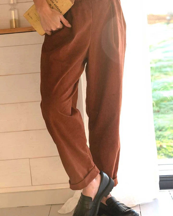 Widda Damen vegan Hose Sepp Caramel Terra