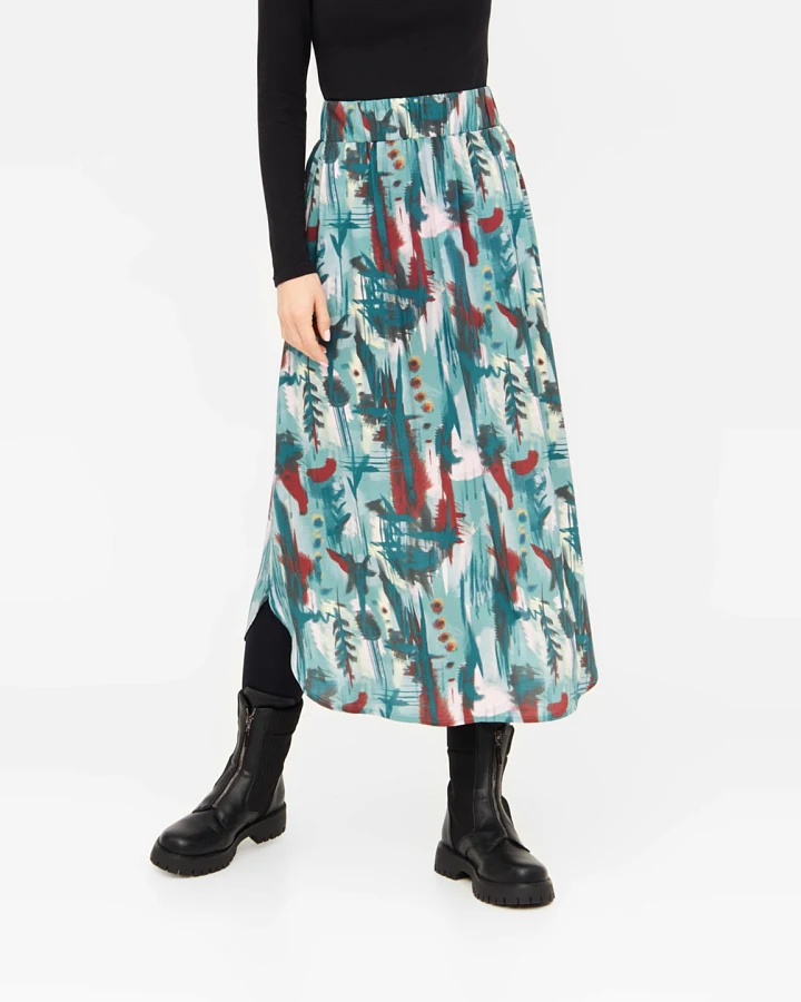 Widda Damen vegan Rock Julip Watercolor Print Multicolor