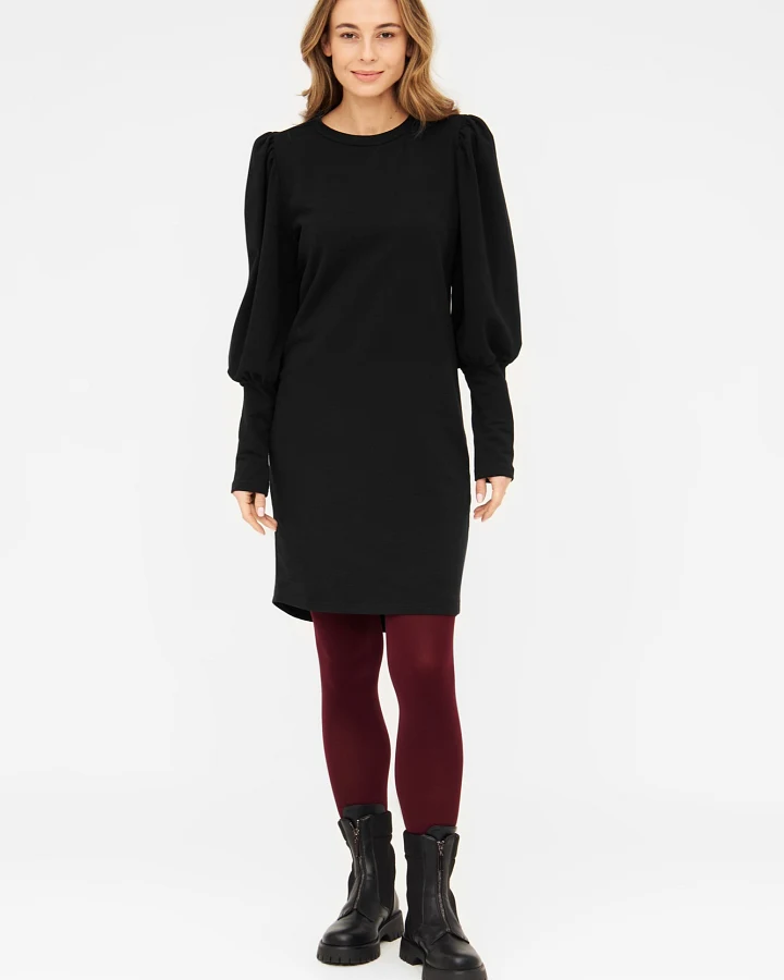 Widda Damen vegan Kleid Koile Schwarz