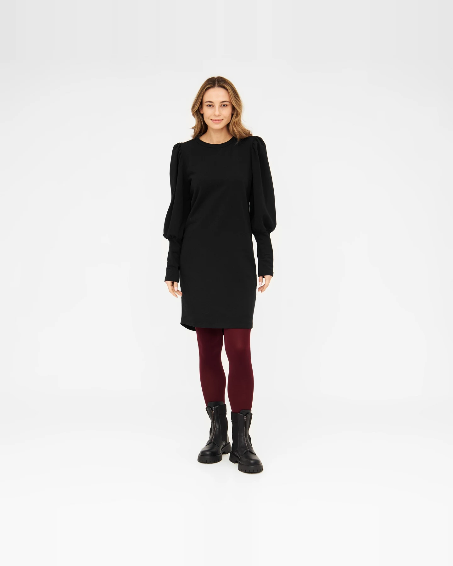 Widda Damen vegan Kleid Koile Schwarz – Ansicht 2