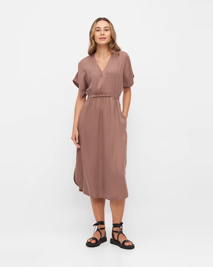 Widda Damen vegan Kleid Joan Mauve