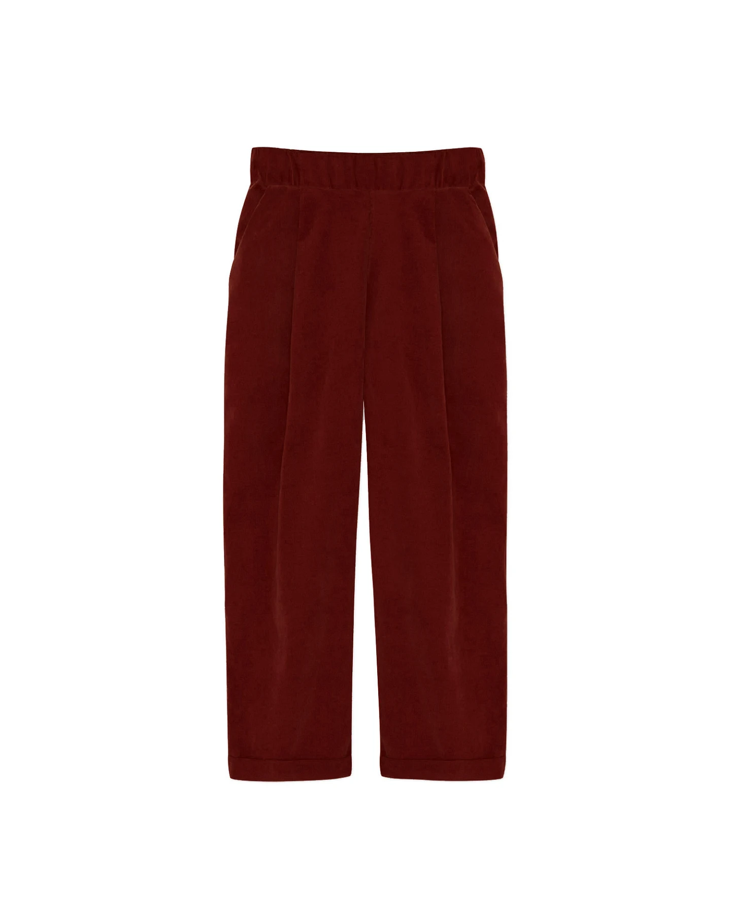 Widda Damen vegan Hose Sepp Rot Braun – Ansicht 2