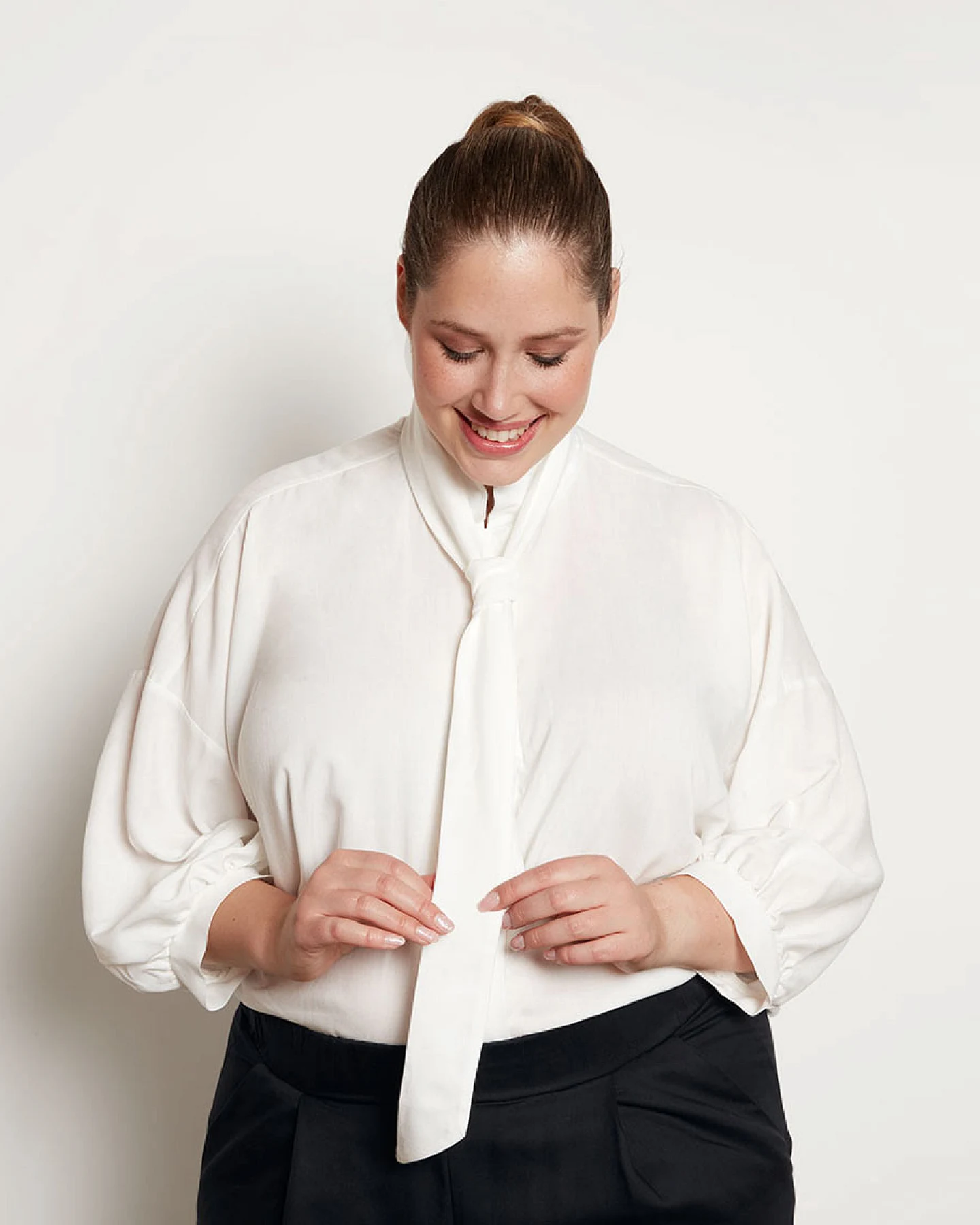 Widda Damen vegan Bluse Mavis Weiß – Ansicht 2