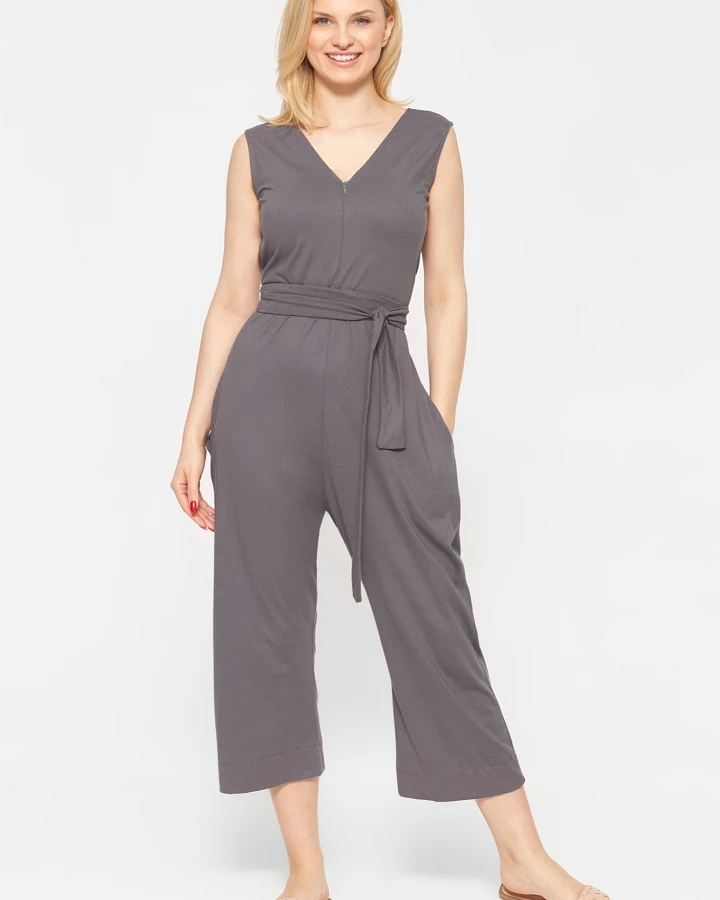 Widda Damen vegan Jumpsuit Jenibas Grau