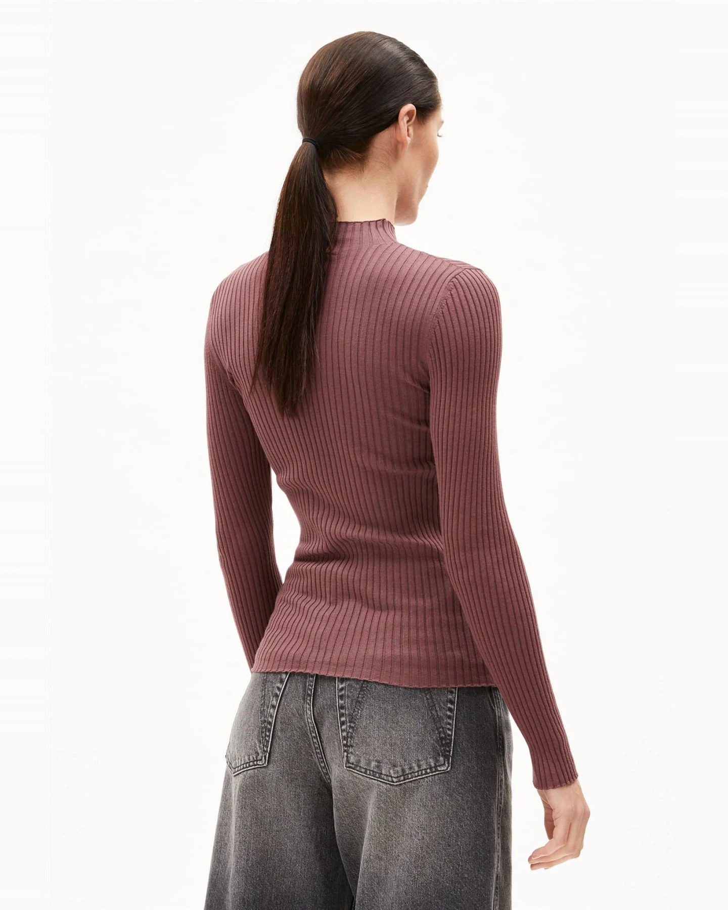 ARMEDANGELS Damen vegan Oberteil Alaania Pink – Ansicht 2