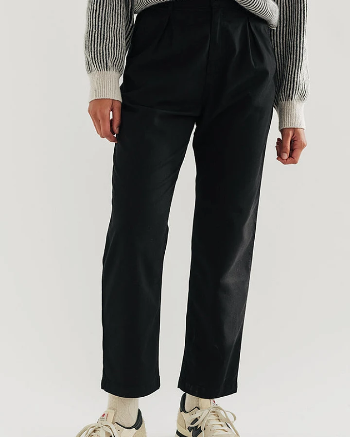 TWOTHIRDS Herren vegan Chino-Hose Koserow Schwarz