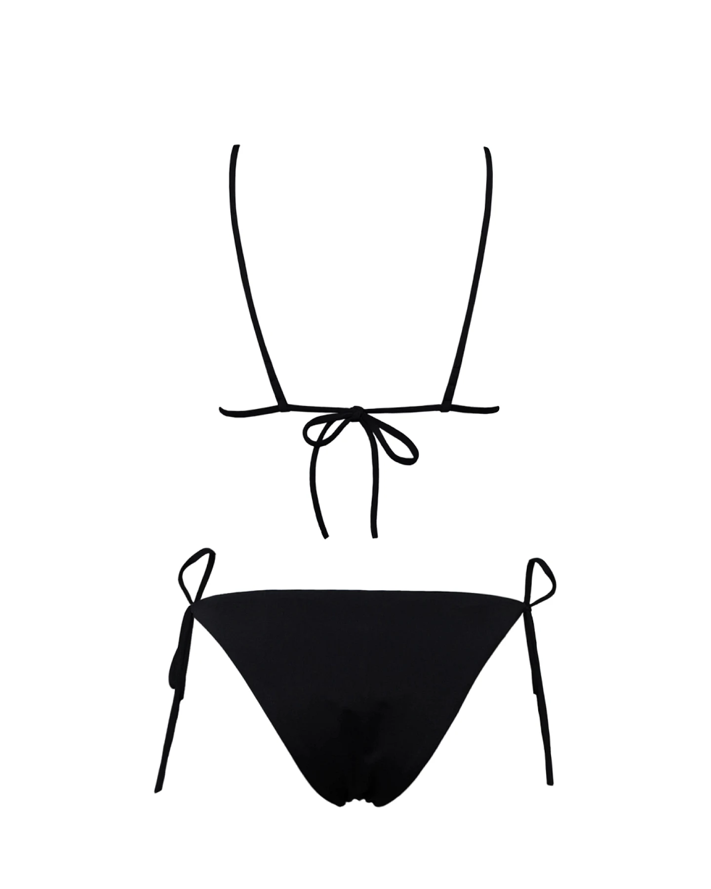 Anekdot Damen vegan Bikini Set Olbia Triangle Schwarz – Ansicht 2