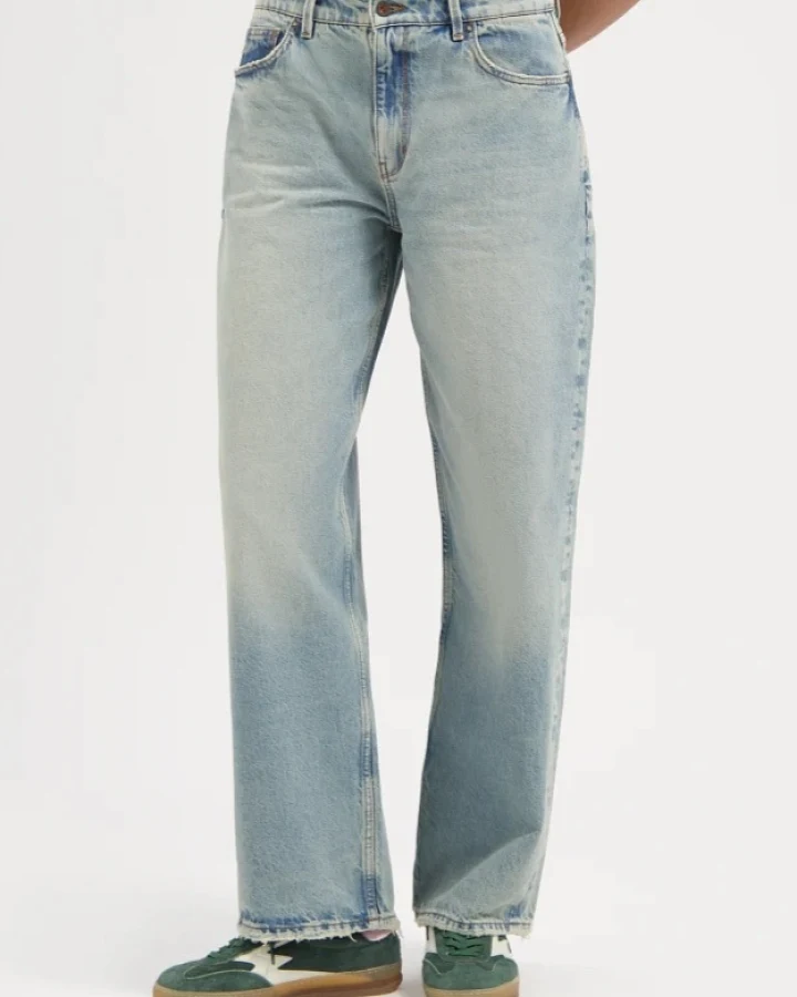 Kuyichi Damen vegan Jeans Lucy Loose Vintage Blue