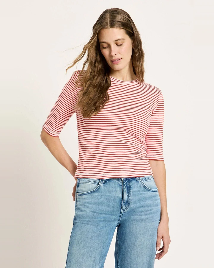 T-Shirt Stripes Rot