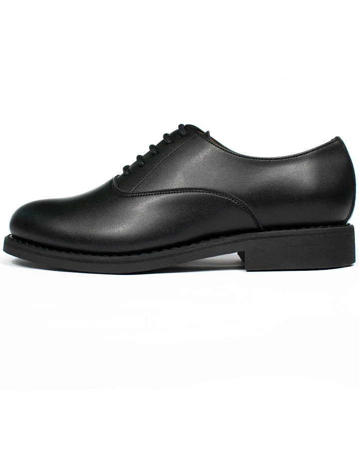 Will's Vegan Store Damen vegan Oxford Schuhe Goodyear Welt Brogue Schwarz