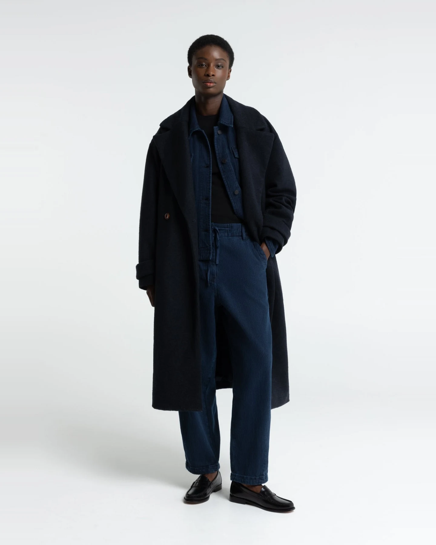 Kings of Indigo Damen vegan Jacke Meisho Mid Indigo Cord – Ansicht 2