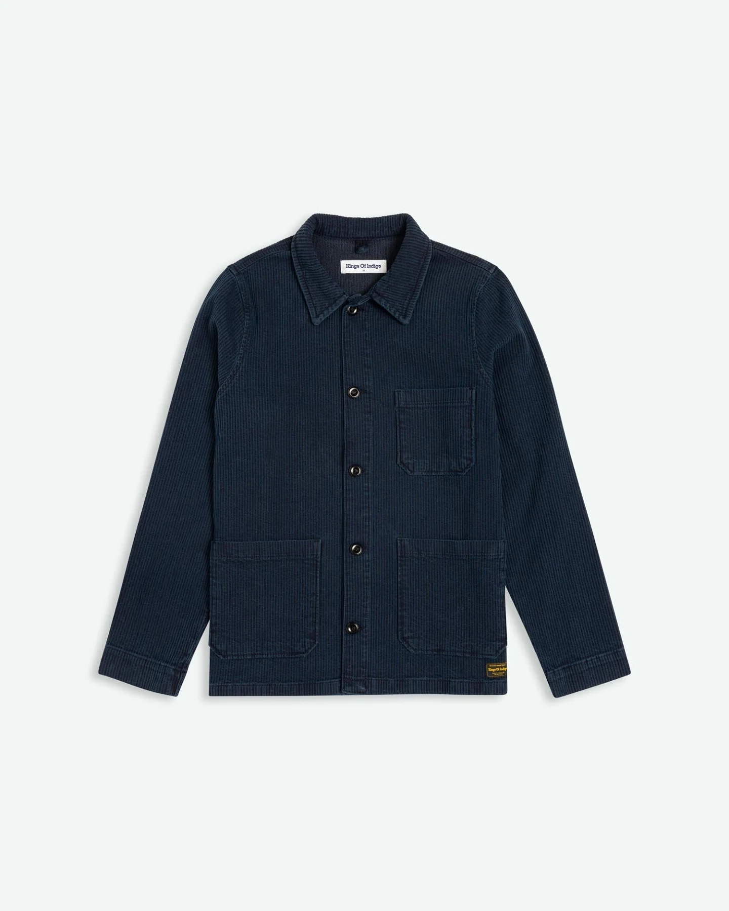 Kings of Indigo Herren vegan Jacke Duncan Mid Indigo Cord – Ansicht 2