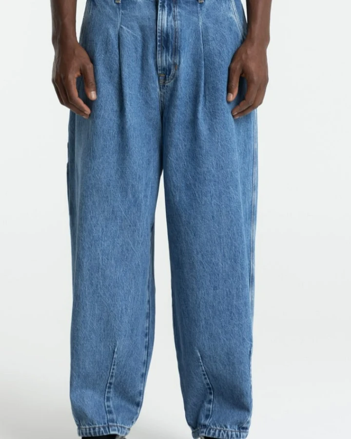 Kings of Indigo Herren vegan Hose Sabium Blue Reef
