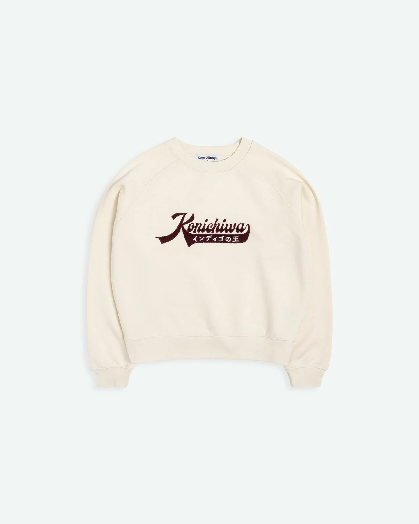Kings of Indigo Damen vegan Sweatshirt Tajima Cloud Dancer Weiß – Ansicht 2