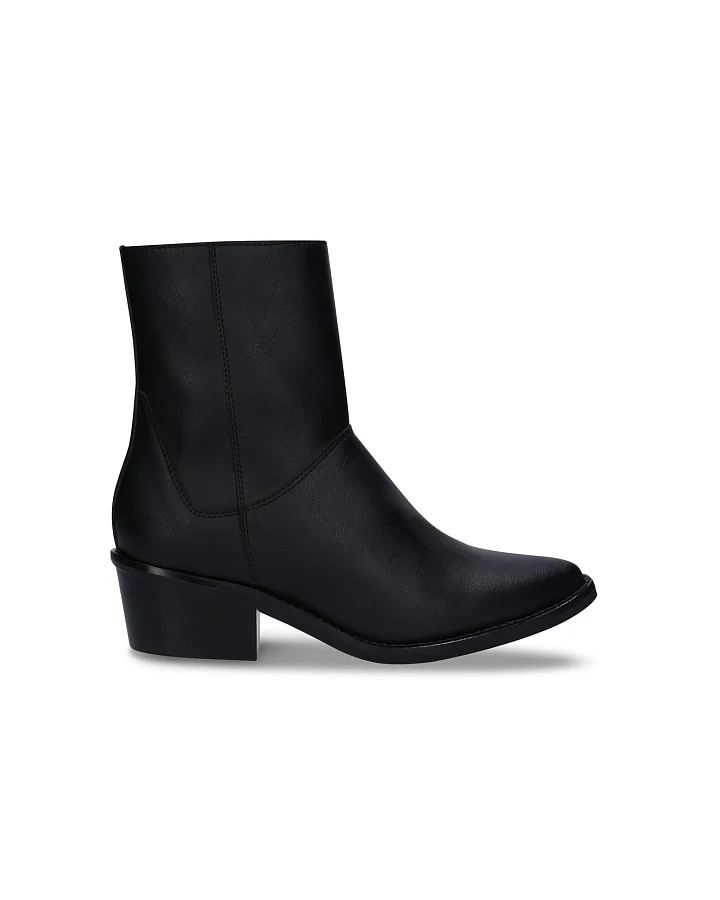 NAE Damen vegan Stiefeletten Kella Schwarz