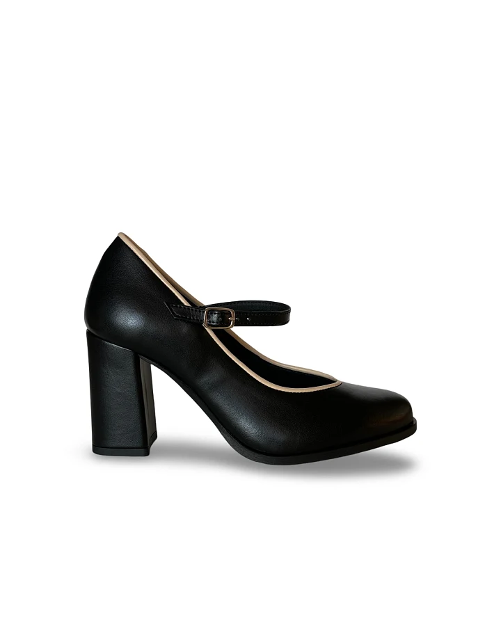 NAE Damen vegan Pumps Martina Schwarz