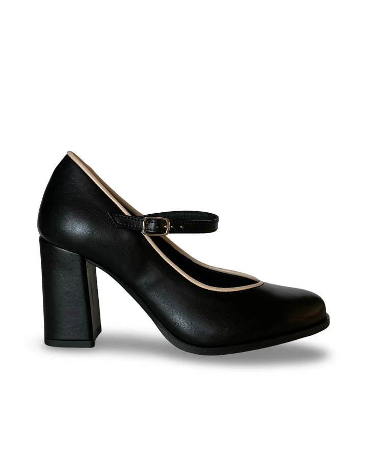 NAE Damen vegan Pumps Martina Schwarz