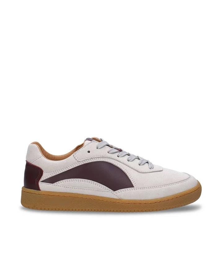 NAE Herren vegan Sneaker Sidney Rot/Weiß